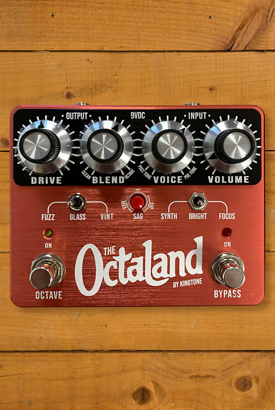 KINSTONE THE OCTALAND  オクターブファズ KingTone Octaland 再入荷＆Newカラー！ | TONE BLUE