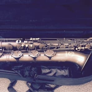 Cannonball Big Bell Bari Sax Brute Finish with Case and Accessories Reverb