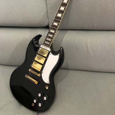 BURNY RSG-70 - SG CUSTOM Early 90s Black | Reverb