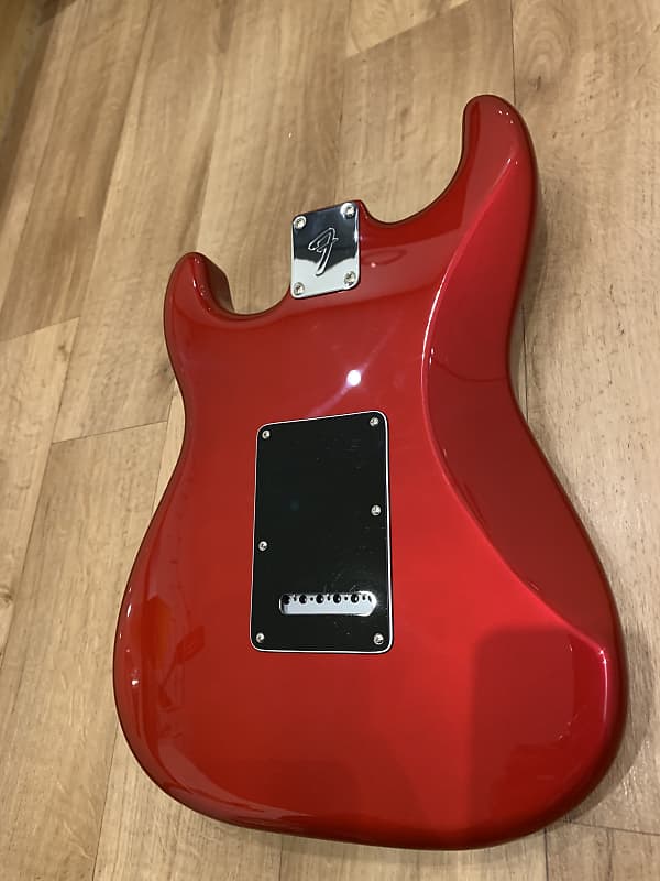Fender Stratocaster body and hardware 2022 Candy Apple red image 1