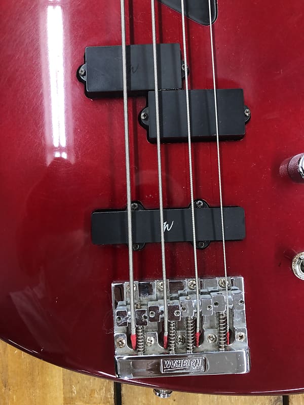 Washburn XB-200 Bass Guitar - Dark Red | Reverb Norway