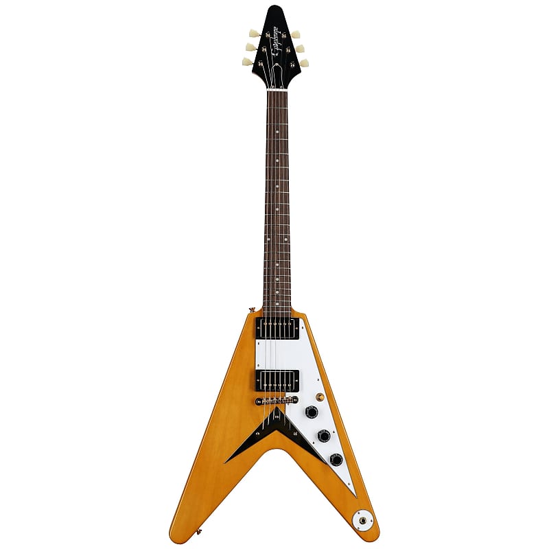 Epiphone Limited Edition '58 Korina Flying V Reissue | Reverb