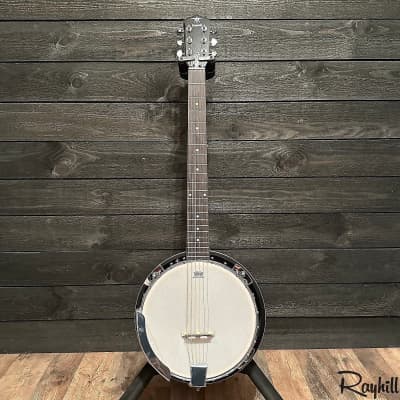 Danville BJ-06 24 Bracket 6-String Resonator Banjo Banjitar Guitar image 12
