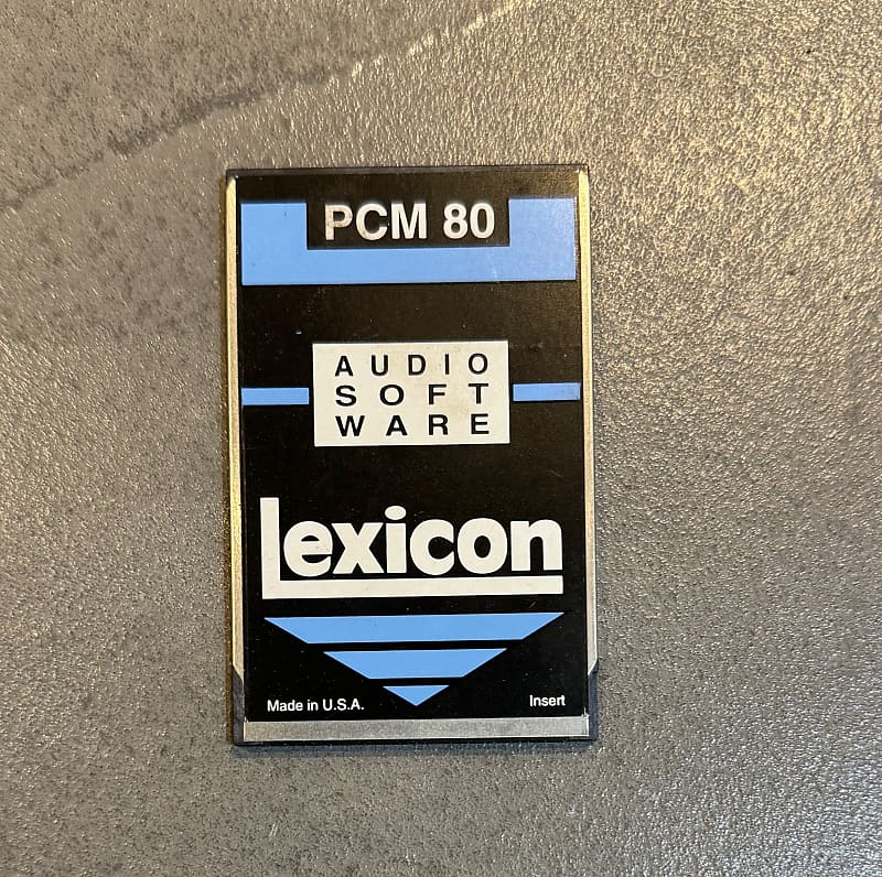Lexicon PCM 80 81 Dual FX Algorithm Card V1.0 Reverb
