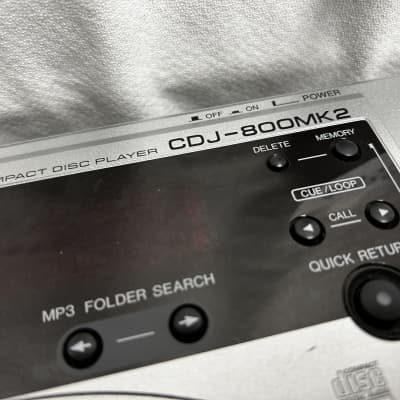 Pioneer CDJ-800MK2 Professional Digital CD Decks With Scratch Jog Wheel #0035 Good Used Condition image 4