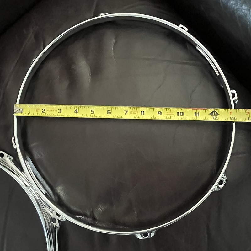 DW True Hoop 13” Snare Top & Bottom Hoops 8 Hole