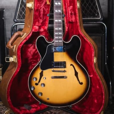 Gibson ES-345 (Left-Handed) - Vintage Sunburst with Hardshell Case image 13