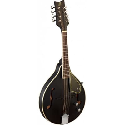 ORTEGA RMAE40SBK A-Style Elektro-Akustik-Mandoline, satin black for sale