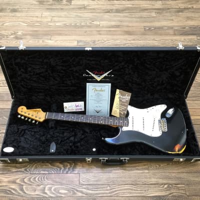 Fender Stratocaster 2005 Custom Shop Limited 1960 Black Relic image 9