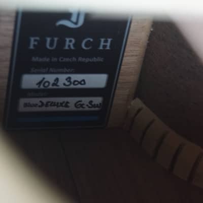 Brand New Furch Blue Deluxe Series Auditorium Cutaway DLX Gc-SW Sitka Spruce / Walnut w/Furch Gig Bag image 20