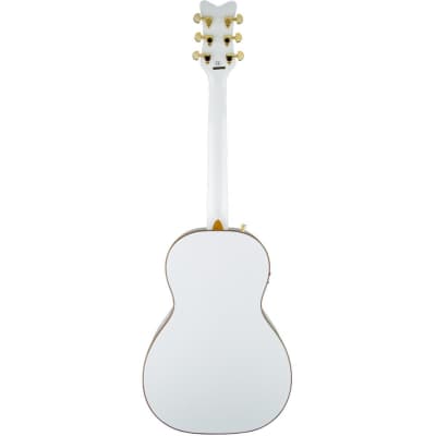 Gretsch G5021WPE Rancher Penguin Parlor Acoustic/Electric, Fishman Pickup System, White image 2