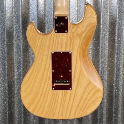 G&L USA BTO Skyhawk HH Vintage Natural Frost Guitar & Bag #9137 image 10