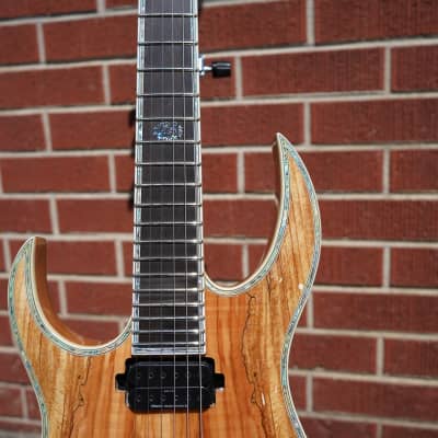 B.C. Rich Shredzilla Prophecy Exotic FR Natural Spaulted Maple Left Handed 6-String NOS image 5