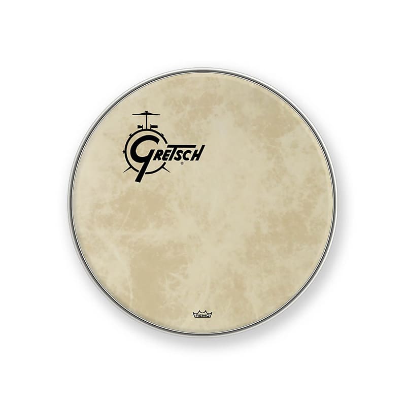 Gretsch GRDHFS20O Offset Logo Fiberskyn Bass Drum Head - 20" imagen 1
