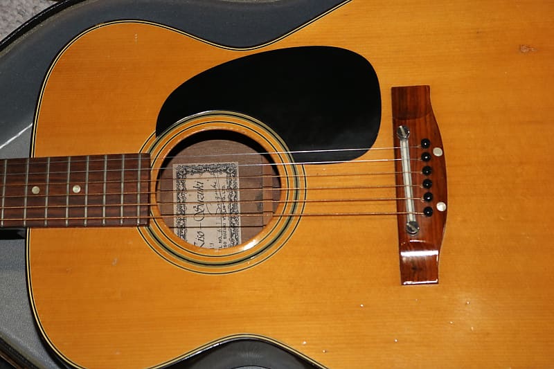 Vintage 1970s Kiso Suzuki F-120 Acoustic Guitar - Made in Vintage 1970s Kiso Suzuki F-120 Acoustic Guitar - Made in