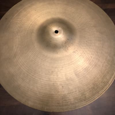 Zildjian Vintage Cymbal Pack (20" Ride,18" Crash, & 14" Hi Hats) 70s image 12