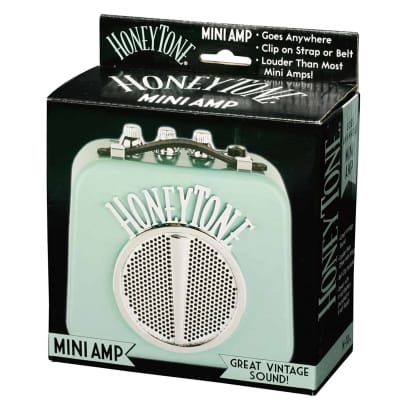 Danelectro Honeytone N-10 Guitar Mini Amp, Aqua image 4