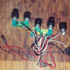 Sire-marcus miller MARCUS HERITAGE-3 Preamp/MARCUS BLUE HUMBUCKER SET 2018 image 2