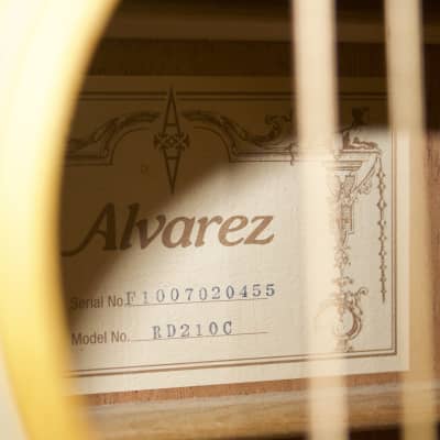 Alvarez RD210C Acoustic-Electric Guitar (Used) WITH CASE) image 2