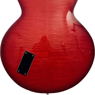 Ventura ES-335 Style  Semi Hollow Flame Maple 3 Piece Maple Neck OHSC 1973-74 - Trans Red image 4