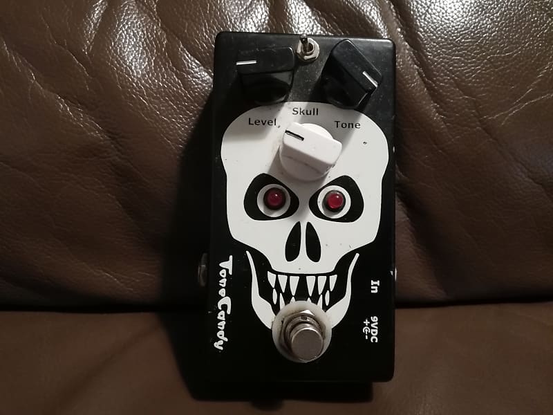 Tone Candy Skull Overdrive Pedal - Black 2011