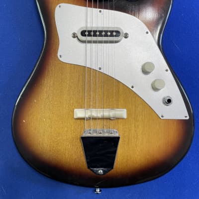 Kent Polaris 1 1960s Sunburst - vintage electric guitar made in Japan image 2