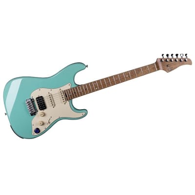 MOOER GTRS P801 GR Guitars Professional 801 Intelligent E-Gitarre, mint green for sale