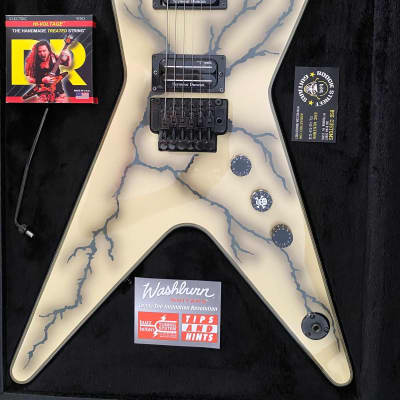 Washburn Dime Funky Munky Whitebolt LTD 7 of 50 Mint 2008 Ultra rare image 19