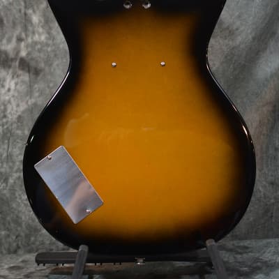 Danelectro Convertible Acoustic Electric Guitar Sunburst NEW w minor Finish blem FAST Shipping image 4