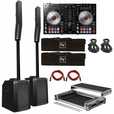 Pioneer DJ DDJ-SR2 Portable 2-Channel Serato DJ Controller with Electro-Voice Evolve 50 Portable image 1
