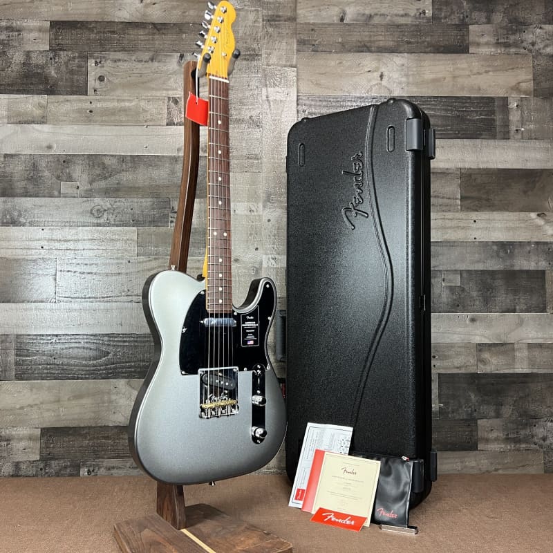 Photos - Guitar Fender    American Professional II Telecaster - Mercu... Mercury  2023