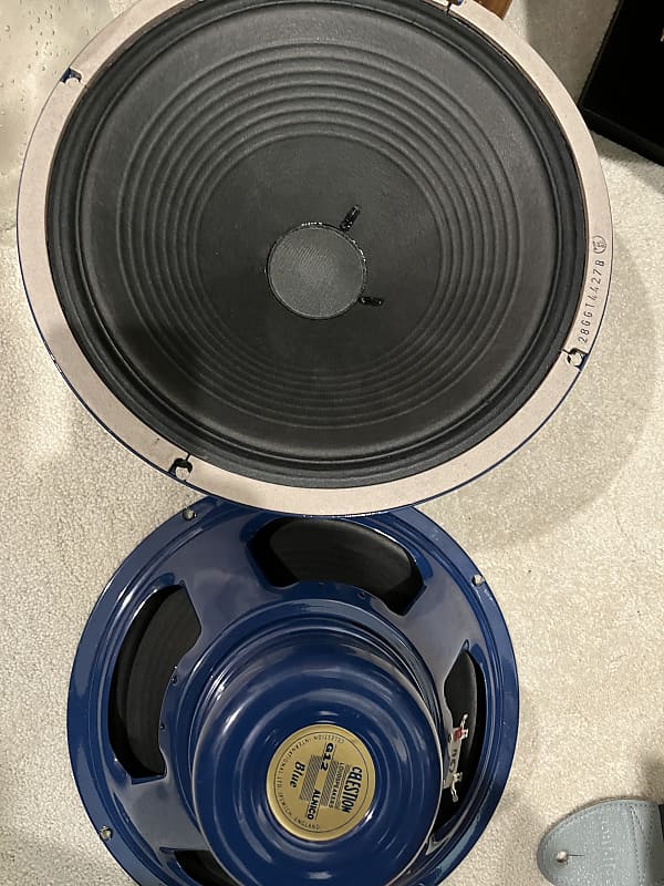 Celestion Alnico g12 blue pair 8 ohm each 12” set guitar Reverb