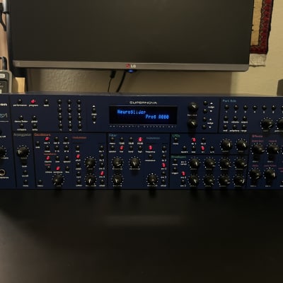 Novation Supernova Polyphonic Rackmount Synthesizer 1998 - Blue
