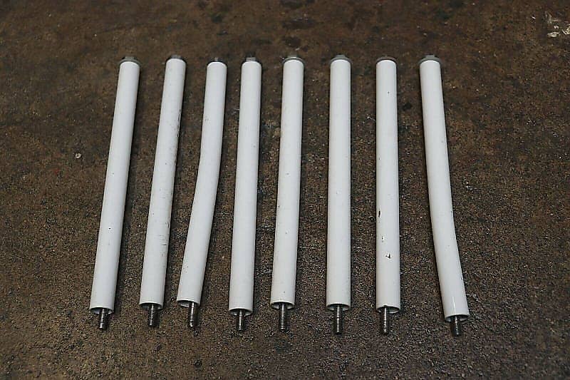 Yamaha Marching Snare Drum Tension Posts 8pk White image 1