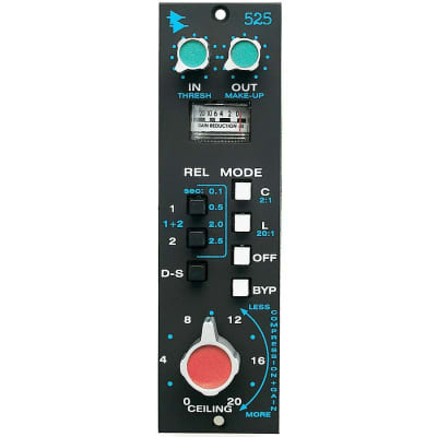 API 525 500 Series Compressor / Limiter Module 2000 - Present - Black image 3