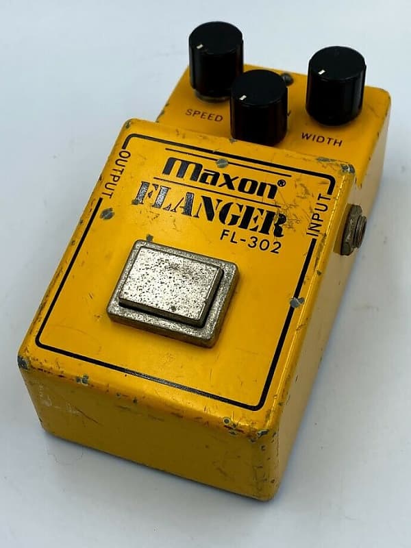 Maxon FL-302 Flanger Guitar Effect Pedal MIJ From Japan