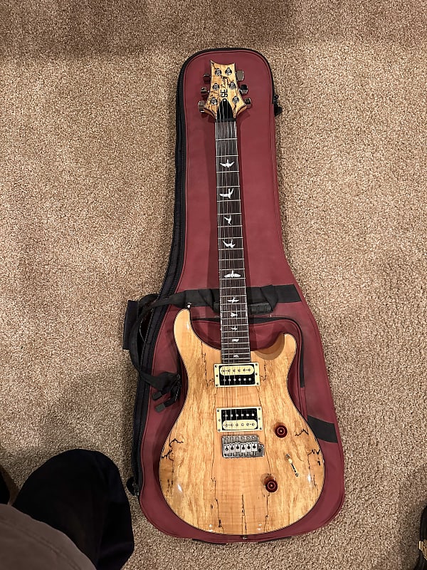 PRS SE Custom 24 Spalted Maple | Reverb