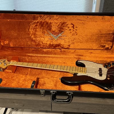 ONLY 50pcs Fender Geddy Lee signature 1972 relic Jazz Bass Custom Shop limited edition ONLY 50 pieces 2014 Black Rush image 11