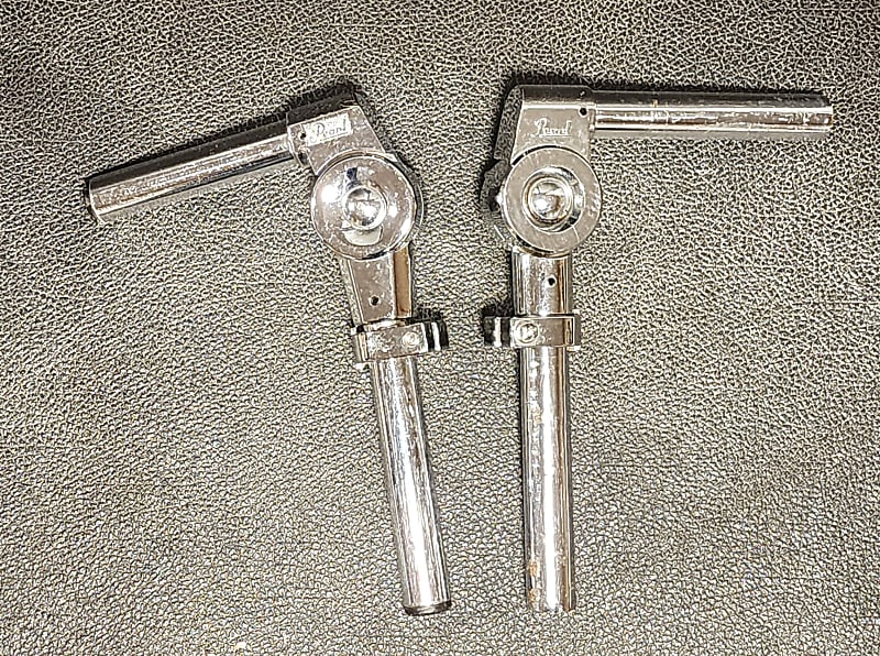 Pearl Short tom mounts - Chrome | Reverb