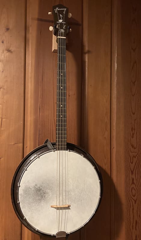 Harmony Reso-Tone closed back tenor banjo 1960s image 1