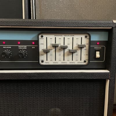 Vintage Acoustic Control Corp Model 125 2x12 Combo Amp - 1970’s Made In USA - Original Footswitch Included image 3