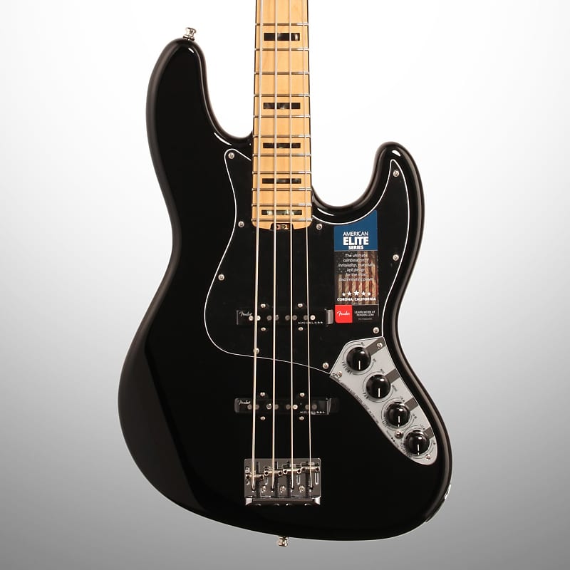 購入安い[良品] Fender American Elite Jazz Bass V 実践的な改造が施された5弦ジャズベース！オリジナルパーツ付属 [RI034] フェンダー