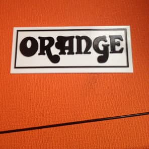 Orange Cab Plastic Emblem Logo image 1