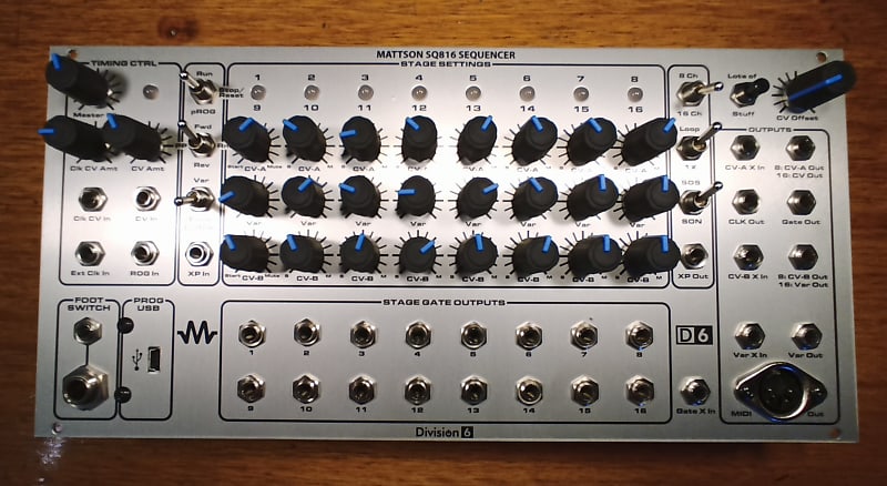 Division 6 Mattson SQ816 Sequencer