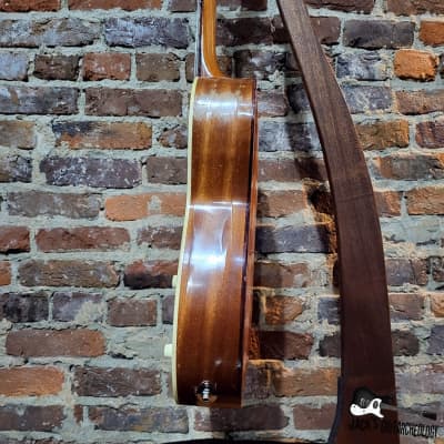 Julio Guiletti Italian Rubber Bridge Guitar w/ GB (1960s - Natural Finish - Baritone Tuning) image 5