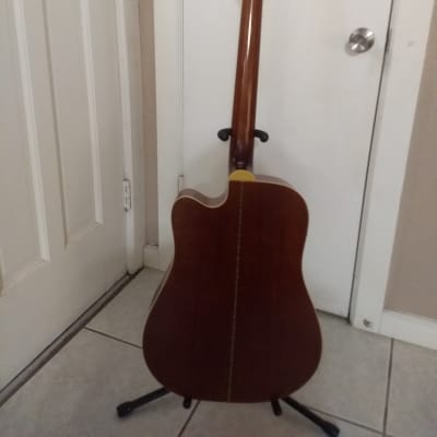 Fender BG29 NAT Acoustic/Electric Bass with Hard Case image 2