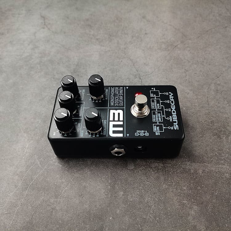 Subdecay M3 Monophonic 3 Oscillator Guitar Synth - Black | Reverb