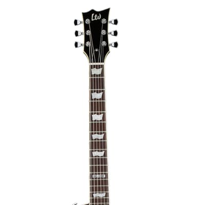 ESP LTD EC-256FM Electric Guitar - Dark Brown Sunburst image 4