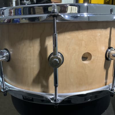 Hendrix Snare drum  Natural maple player stave 6.5 x 14 image 1