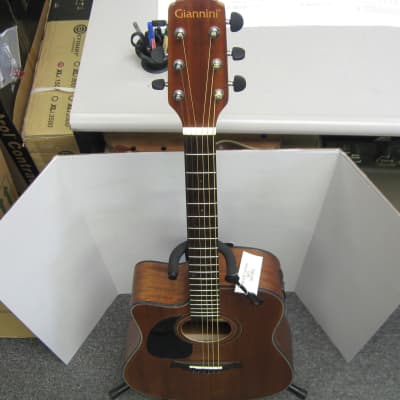 Giannini GS-41 Left Handed Acoustic/Electric Guitar image 2